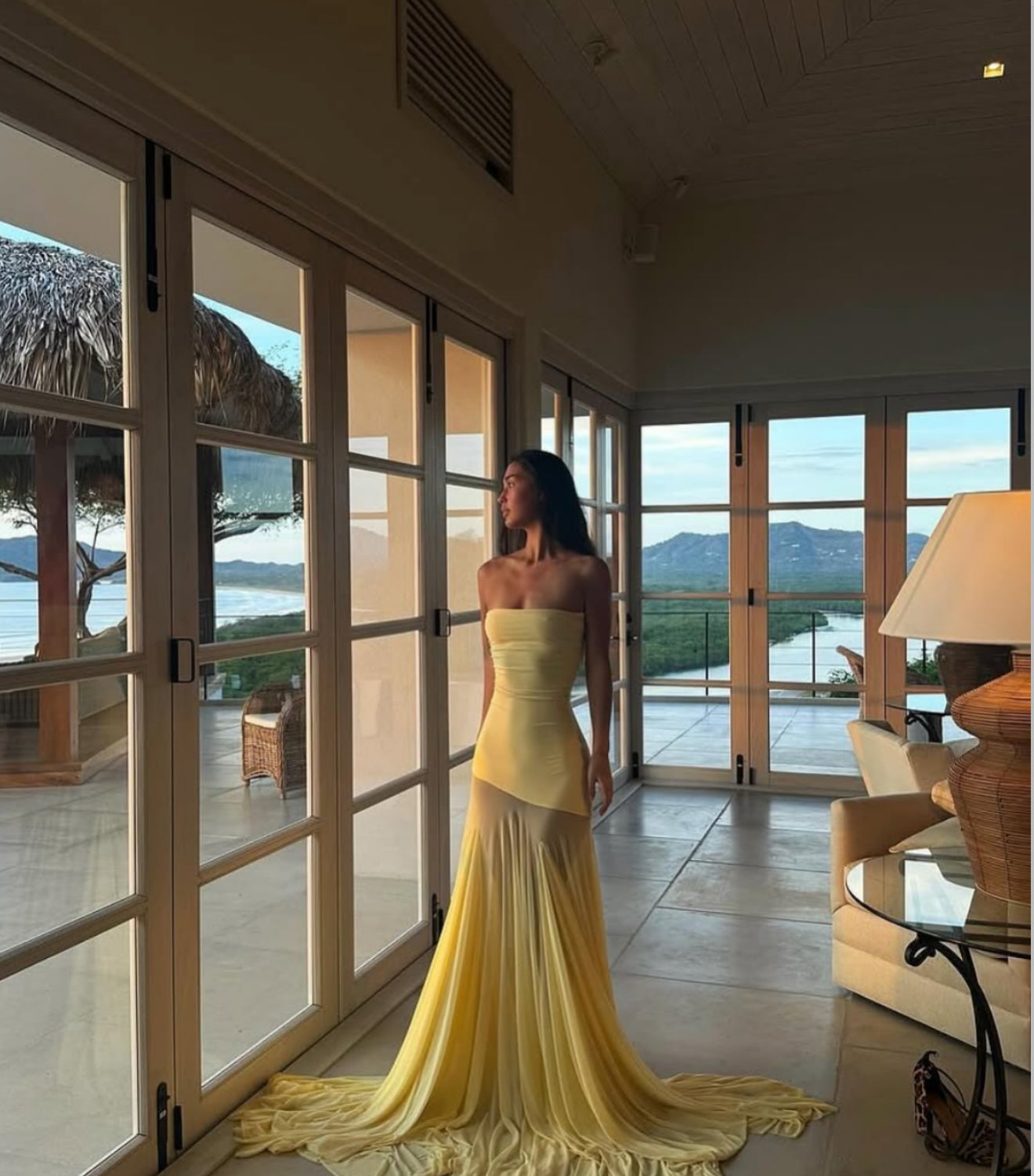 deme by gabriella dress Deme by Gabriella Dahlia strapless butter gown – MZ.RENTING