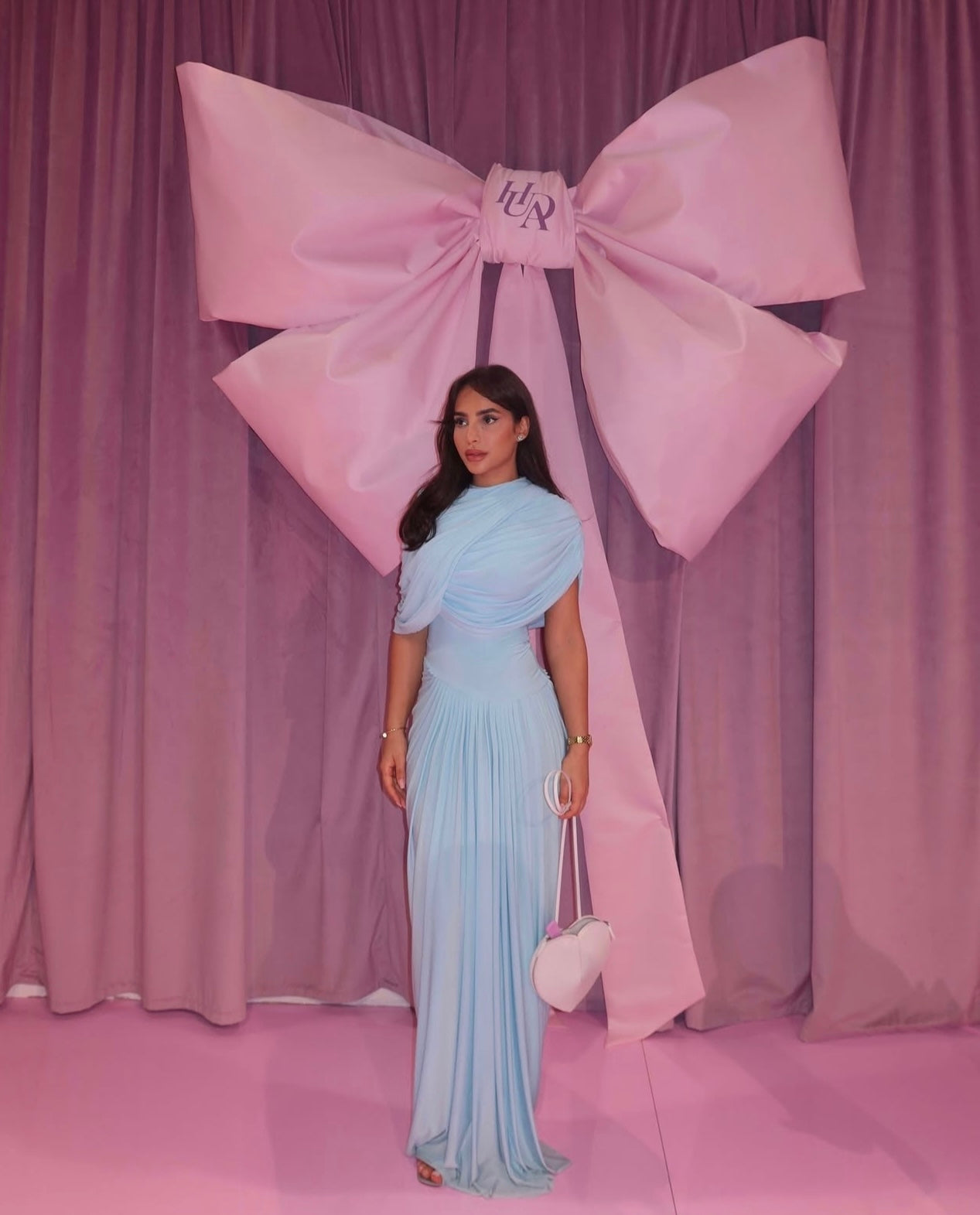 Deme Love ‘Jasmine’ pleated gown