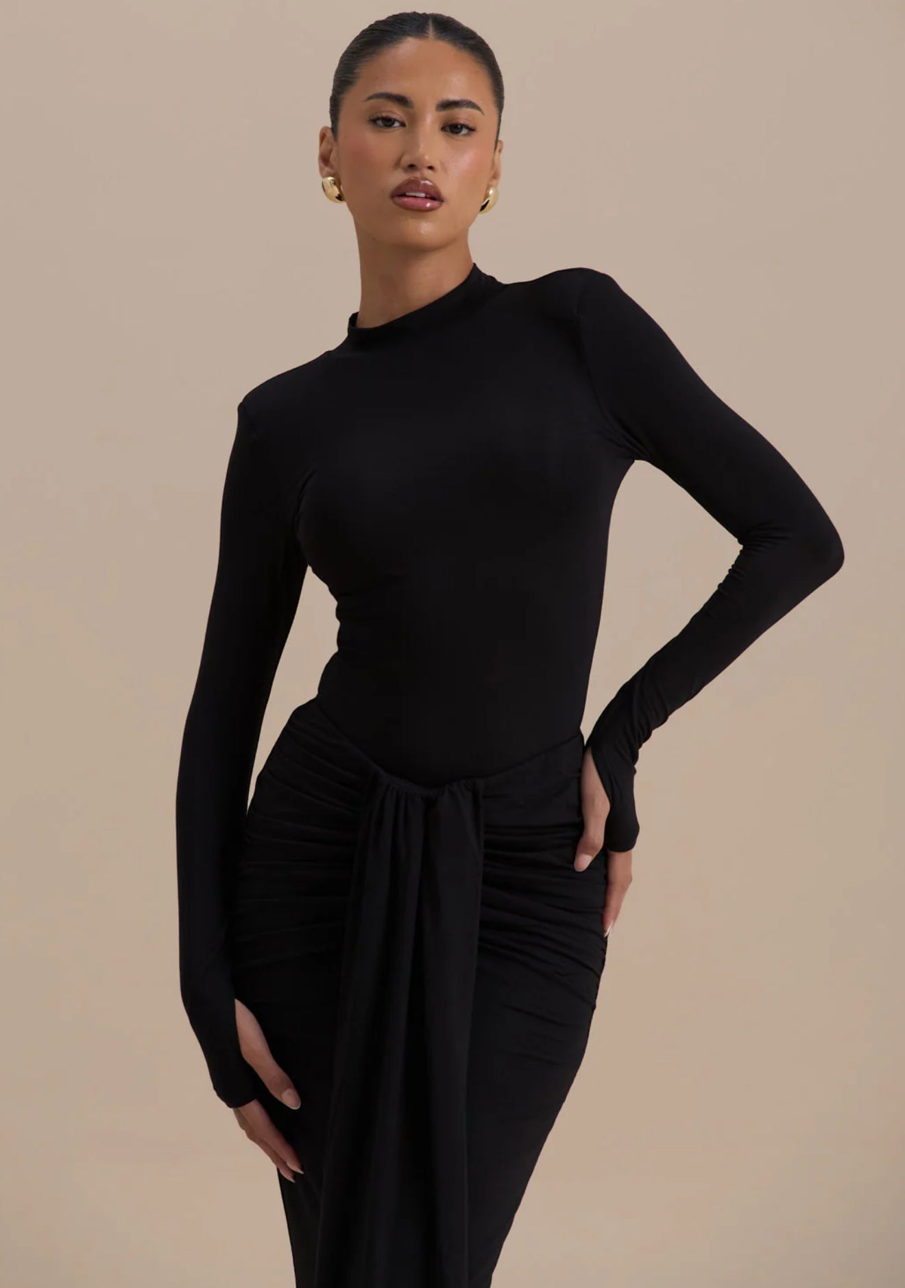 Wanderdoll Nara draped maxi set