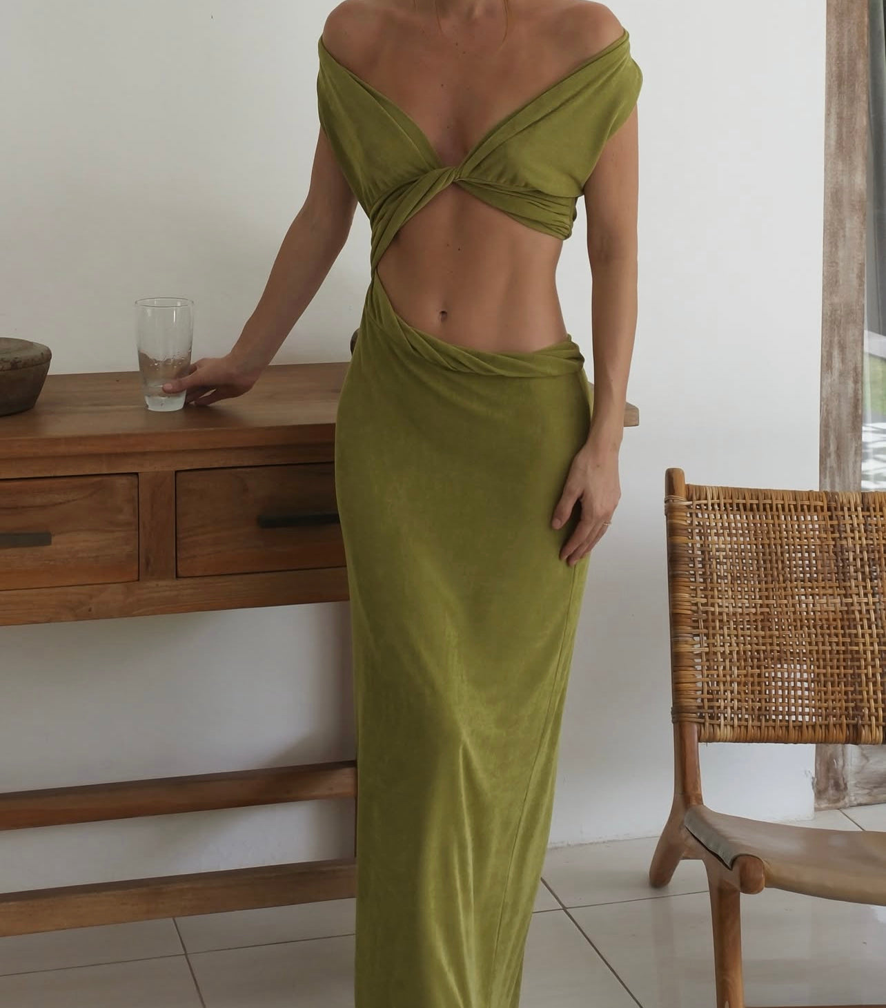 Benni ‘Henri’ chartreuse twist maxi