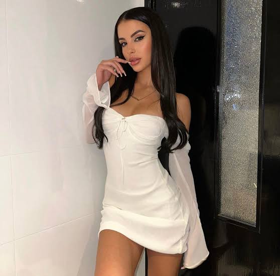 House of Cb Babydoll Mini in Ivory House of Cb Babydoll Mini in Ivory