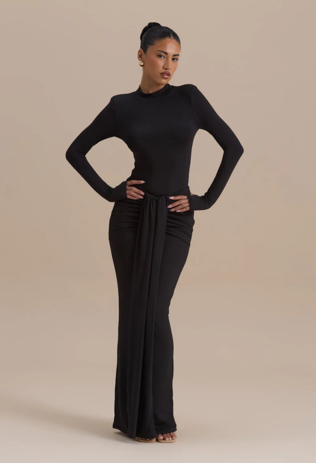 Wanderdoll Nara draped maxi set