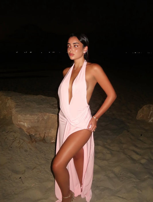 Natalie Rolt Winona blossom pink gown