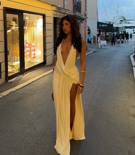 Natalie Rolt Winona lemon gown