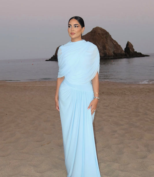 Deme Love ‘Jasmine’ pleated gown