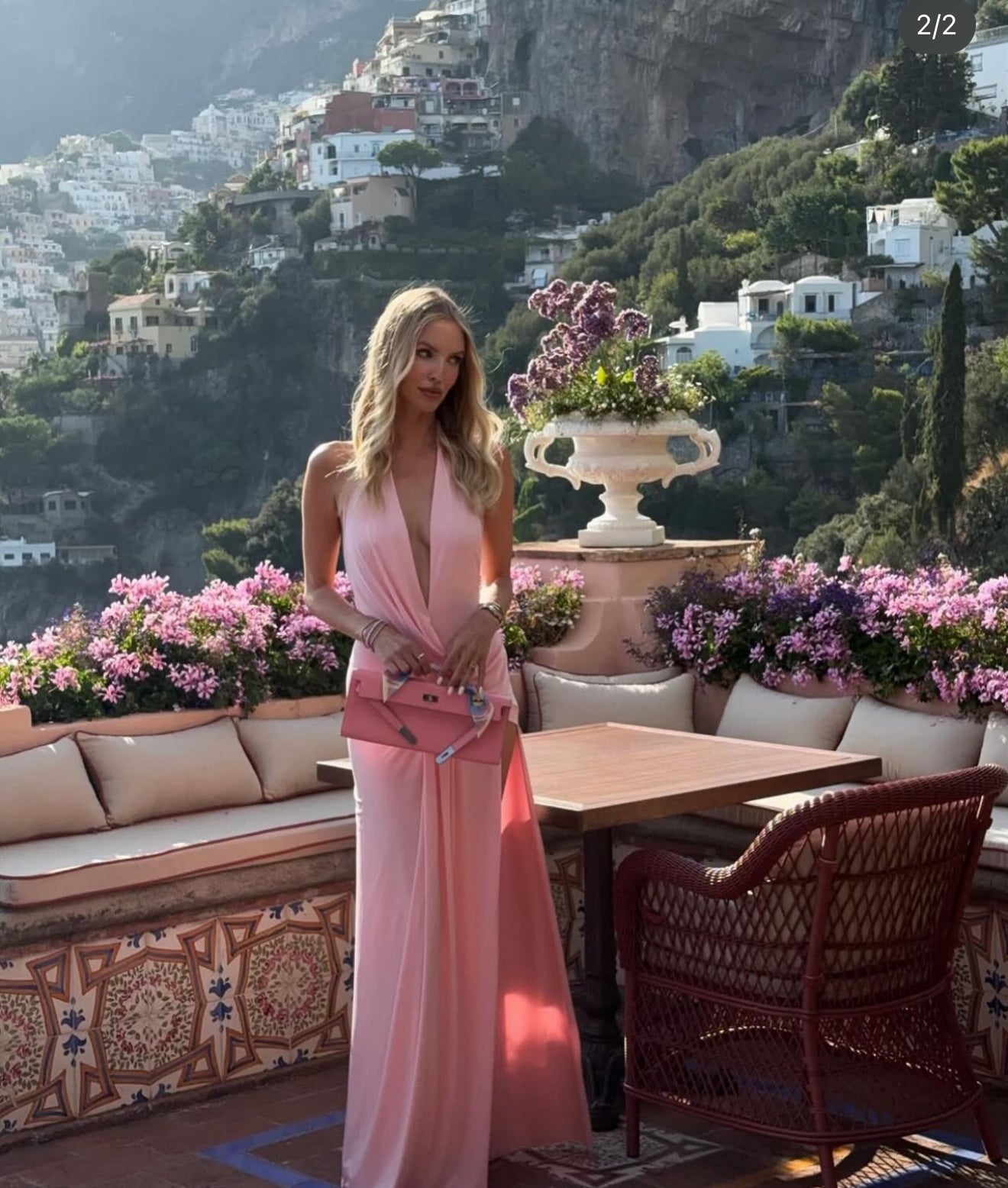 Natalie Rolt Winona blossom pink gown