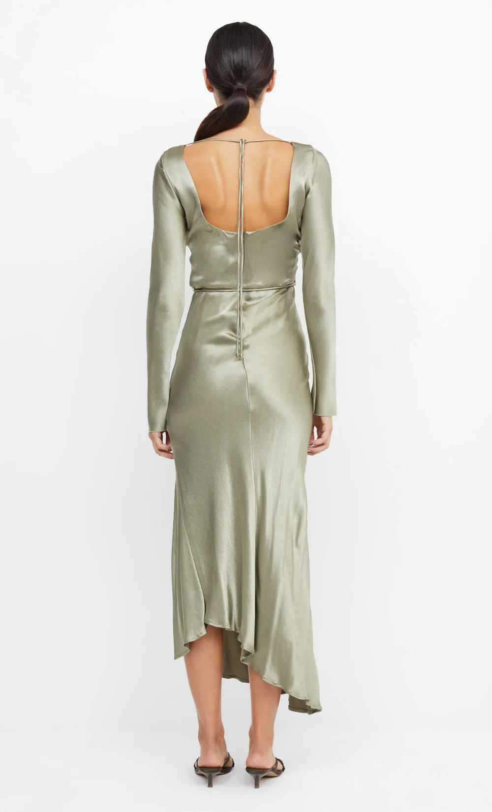 Bec & Bridge ‘Moondance’ long sleeve sage maxi