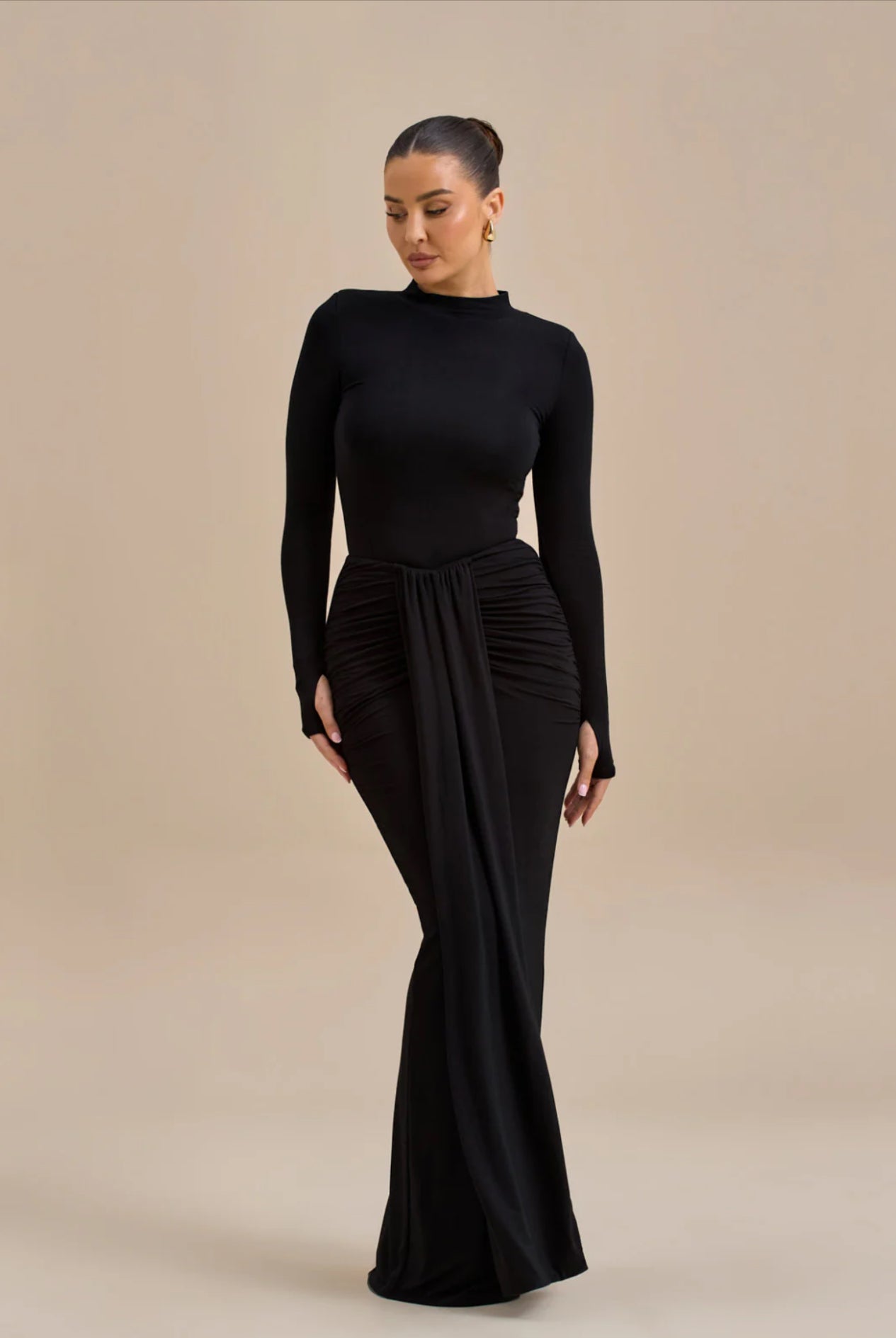 Wanderdoll Nara draped maxi set